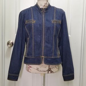City DKNY Denim Jacket/Blazer Sz 10